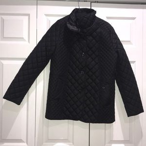 NWT Black quilted jacket